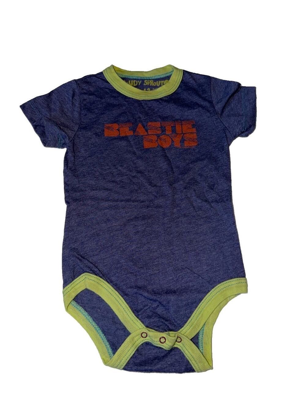 Rowdy Sprout Beastie Boys Band Baby Jumper 6-12 Months
